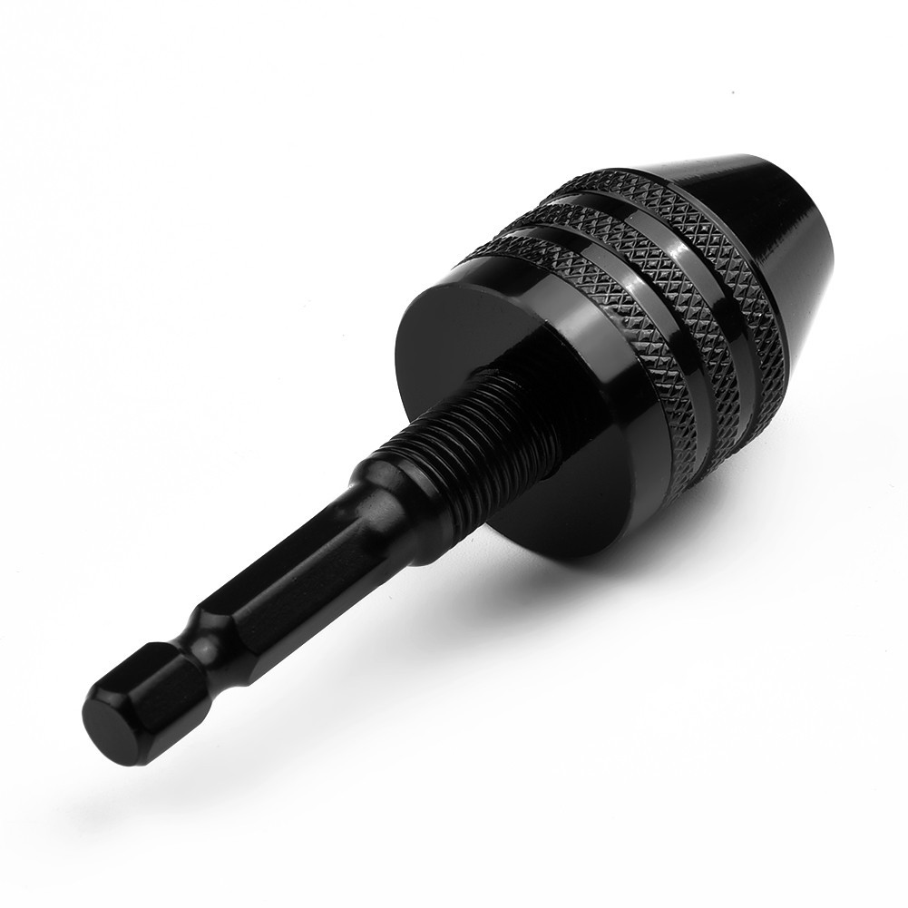 (1/4) Keyless Chuck Conversion Hex Shank-Adapter Drill Bit Quick-Change-Driver
