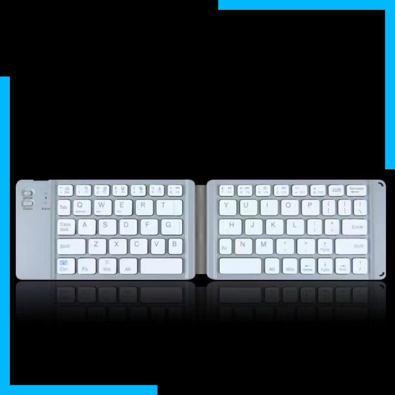 Bàn phím bluetooth không dây mini gấp được phù hợp cho ios / android / win