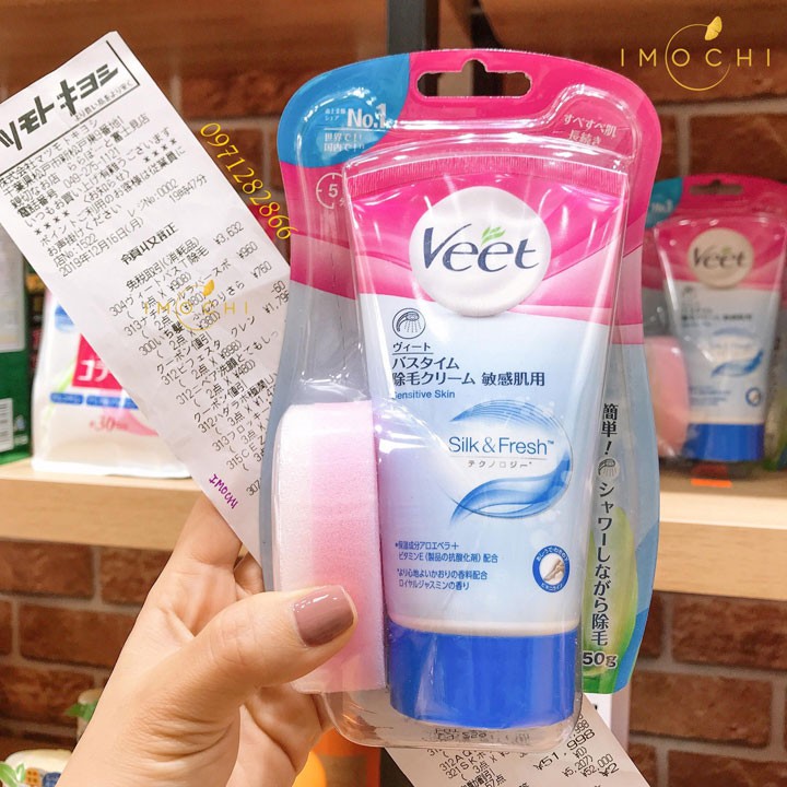 Kem tẩy lông Veet Nhật bản 150g