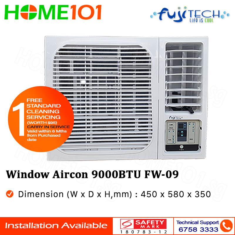 fujitech window aircon