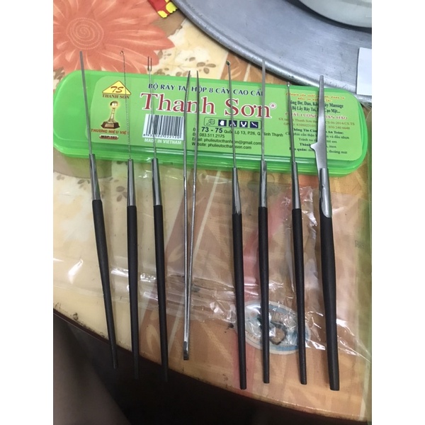 Bộ Lấy Ráy Tai Thanh Sơn 8 Cây Cao Cấp.