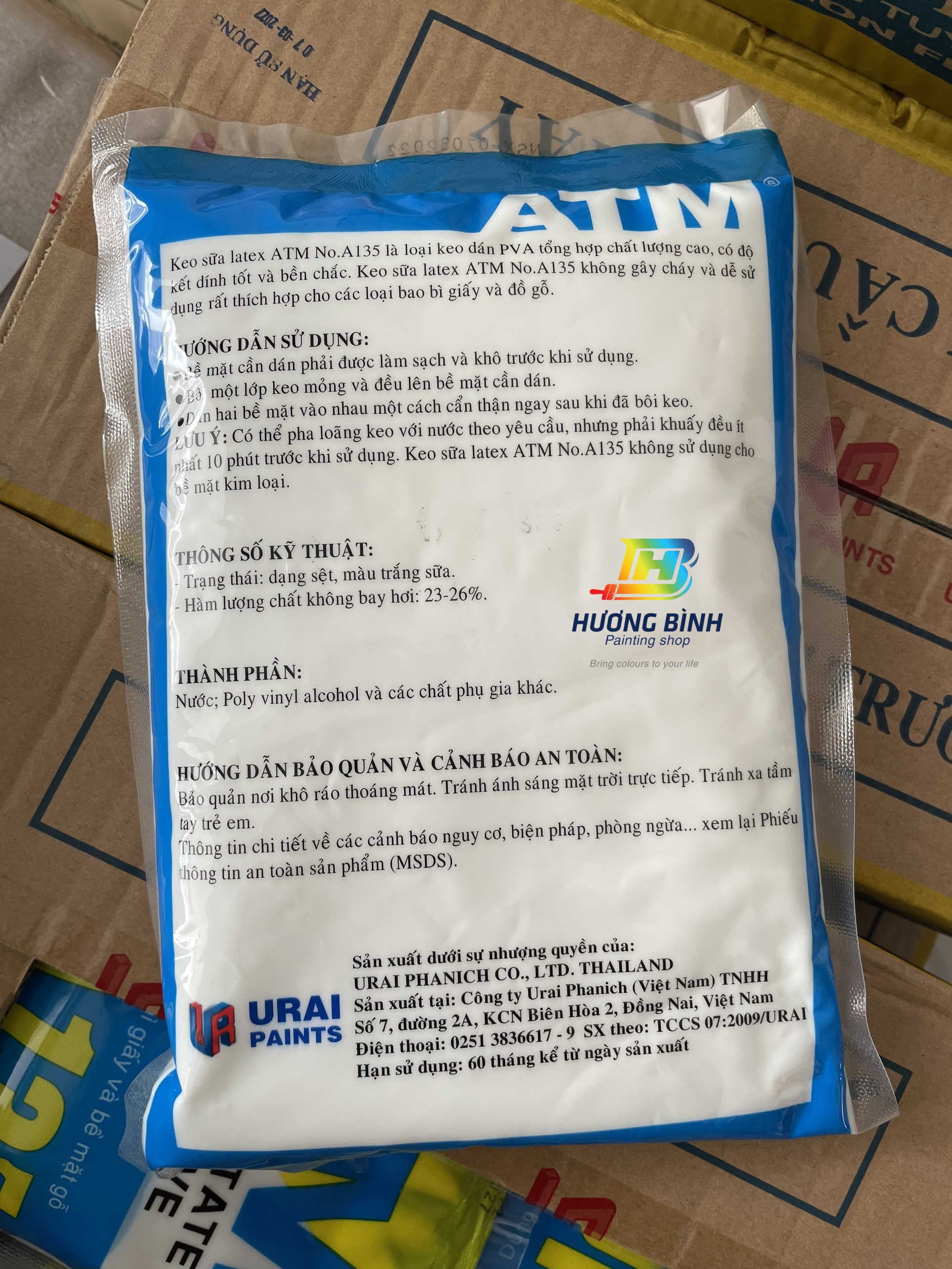Keo sữa dán giấy, simili ATM (1kg)