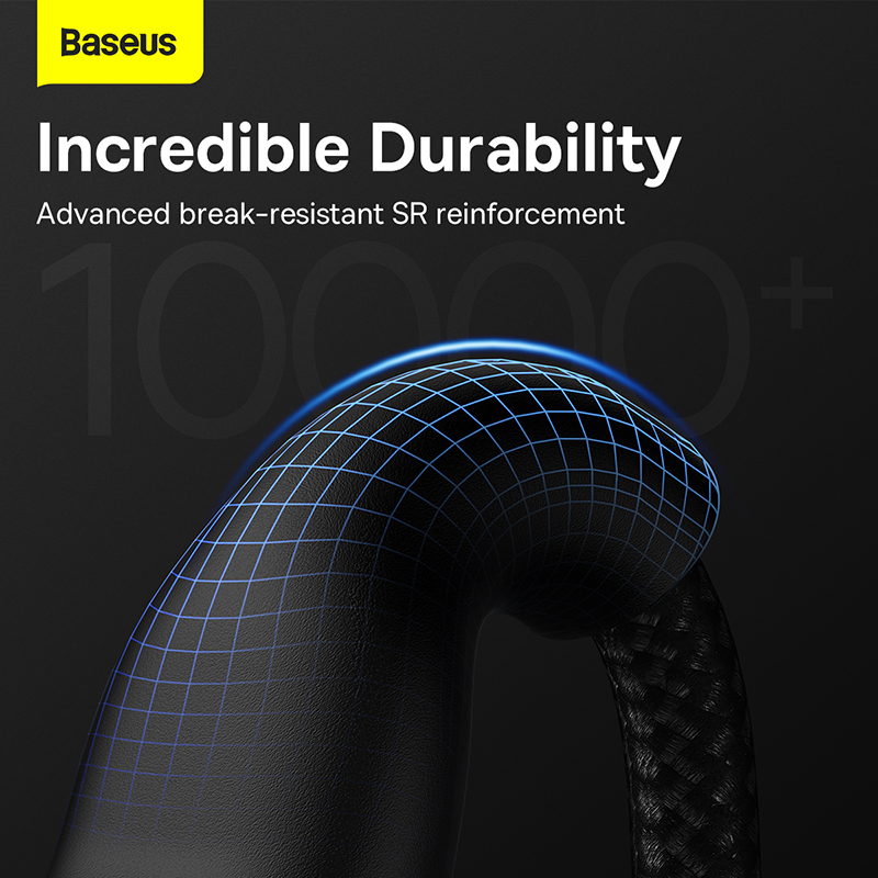 Baseus 3 in 1 USB Type C Cable 100W Fast Charging Data Cable for iPhone 13 Pro Phone Charger for Xiaomi Samsung Micro USB Cable