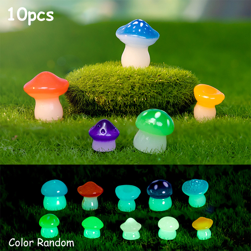 10%20Pcs%20Creative%20Night%20Glow%20Simulation%20Mushroom%20Figurine%20Animal%20Model%20Moss%20Micro%20Landscape%20Home%20Decor%20Miniature%20Ornament%20-%20Image%203