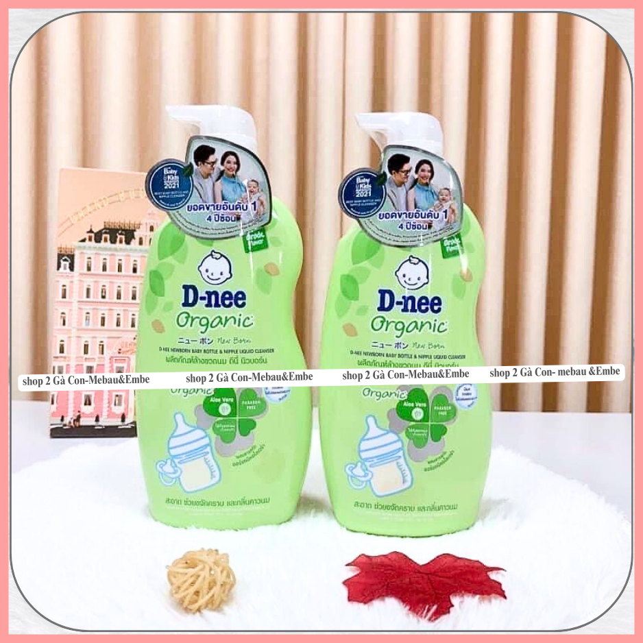 Nước rửa bình sữa cho bé Dnee 600ml