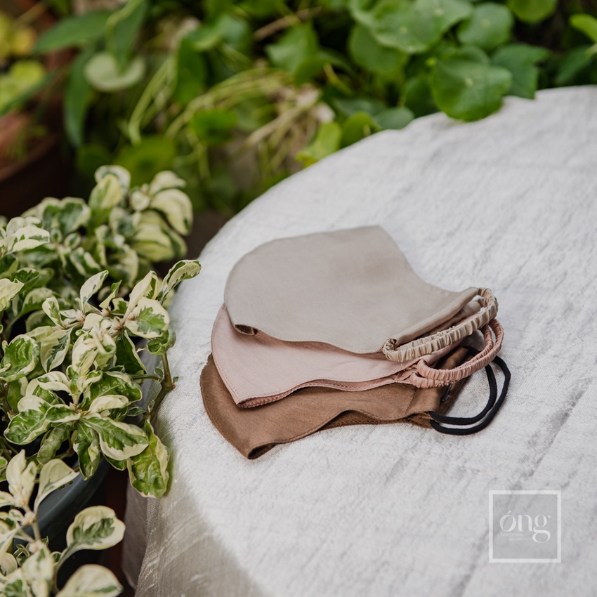 Khẩu trang lụa tơ tằm 100% Silk tự nhiên