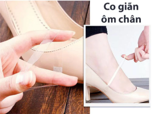 1 Cặp Quai ẩn silicon cho giày cao gót