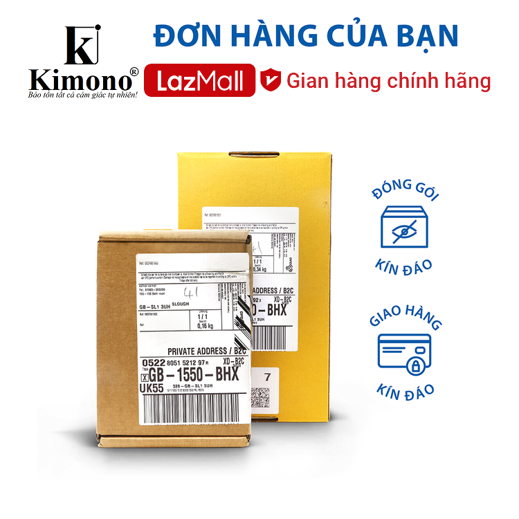 [ KIMONO ] Bao cao su Kimono 0.03 Siêu Mỏng 12 bao.