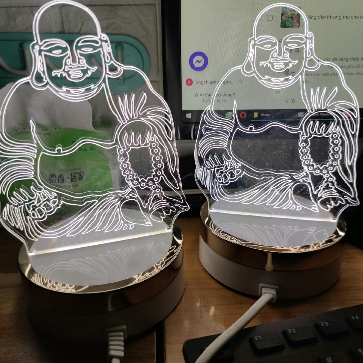 Quà tặng, Đèn ngủ 3D, Đèn trang trí, Led 3D