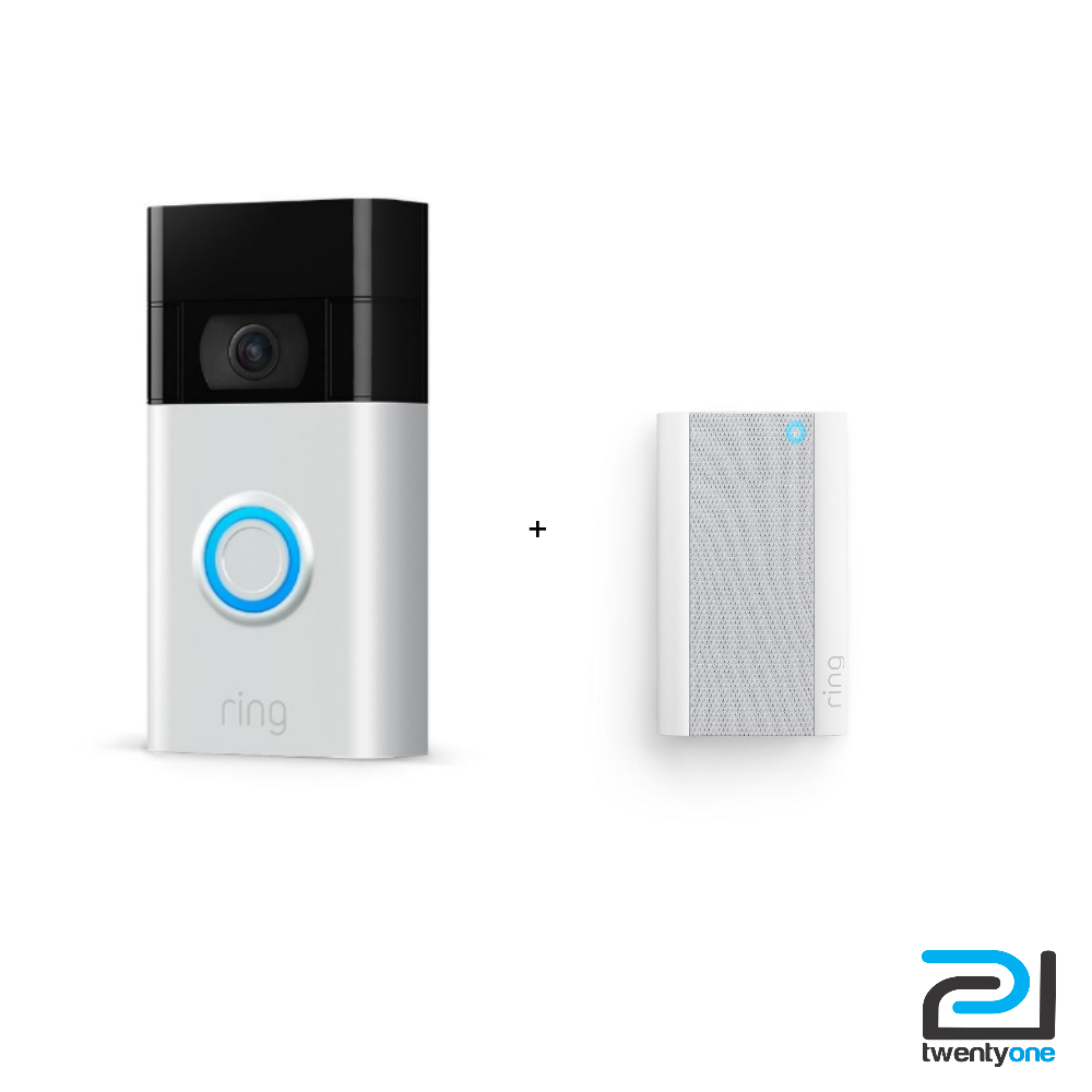 Ring Video Doorbell (for 2020 Release) + Chime Pro(Gen 2) Lazada