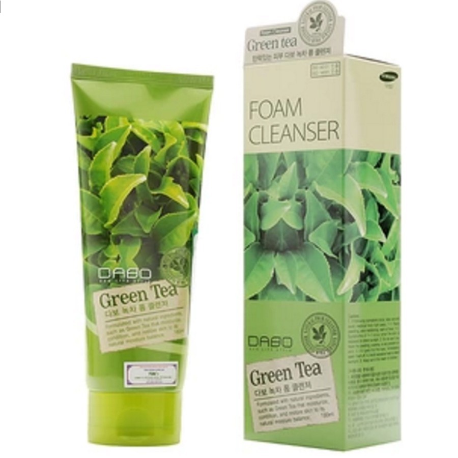 Sữa Rửa Mặt Dabo Trà Xanh, Dabo Green Tea 180Ml Hàn Quốc