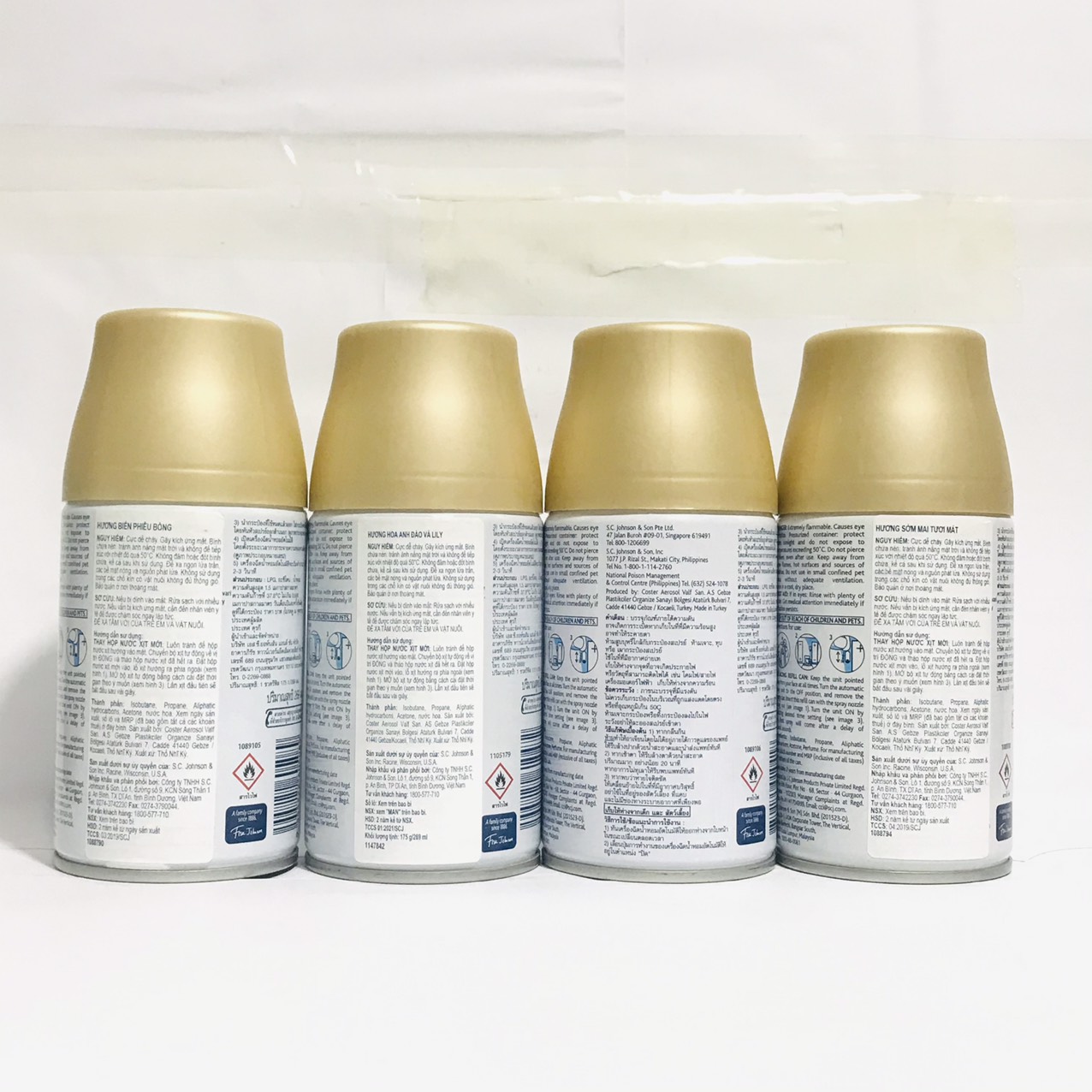Bình ( Lõi) xịt thơm phòng tự động GLADE Thái Lan 175g