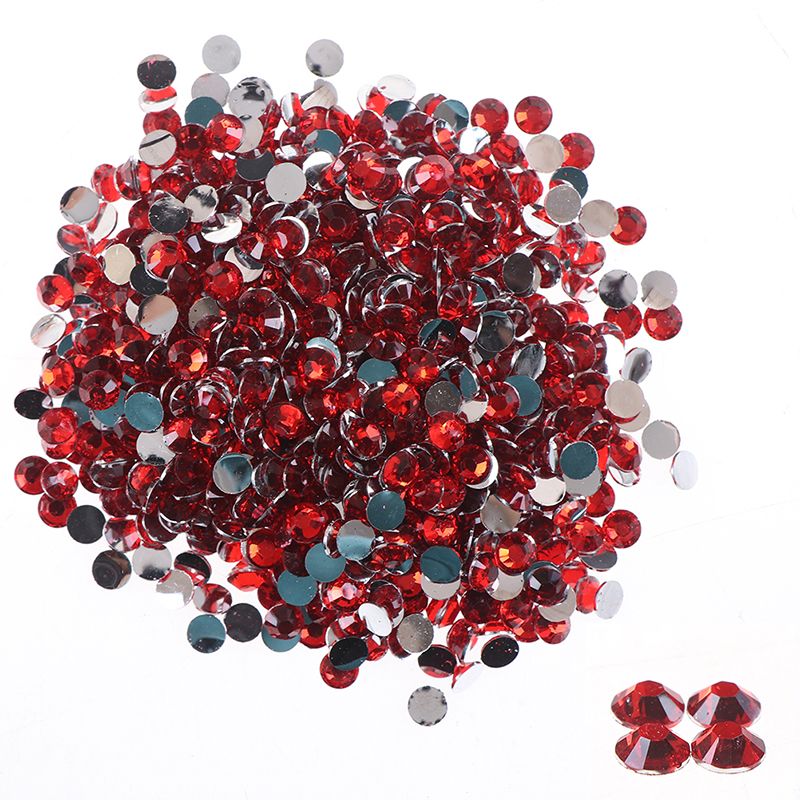 5mm 1000Pcs Rhinestone AB Milk Jelly Flatback Resin Crystal For Clothes ...