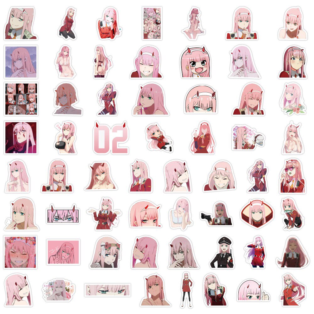 Darling in the Franxx - Zero Two Anime Decal Sticker – KyokoVinyl