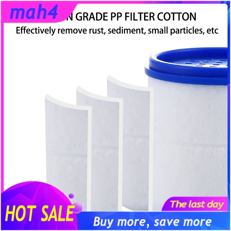12PCS Faucet Water Purifier Filter Element Shower PP Cotton Filter Element Splash Filter Universal Tap Adapter for Kitchen Sink