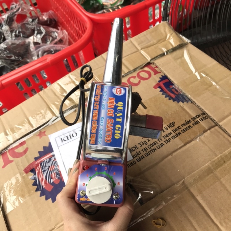 Quạt thổi than bếp lò chạy điện 220V