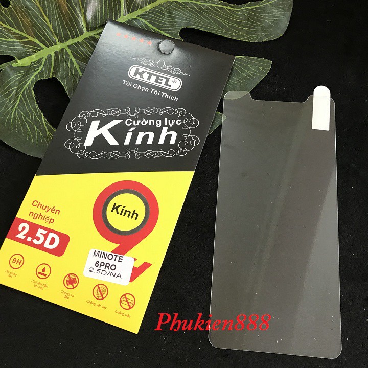 Miếng dán kính cường lực Xiaomi Redmi Note 6 Pro Glass 9H