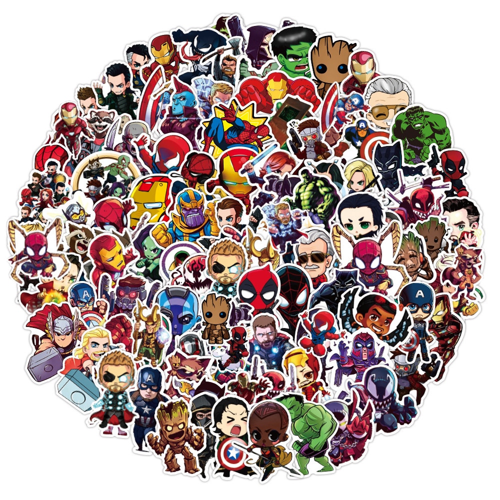 10/30/50/100PCS%20Disney%20Marvel%20The%20Avengers%20Cute%20Super%20Hero%20Cartoon%20Stickers%20Graffiti%20Decals%20Laptop%20Car%20Bike%20Toy%20Sticker%20for%20Kids%20-%20Image%202