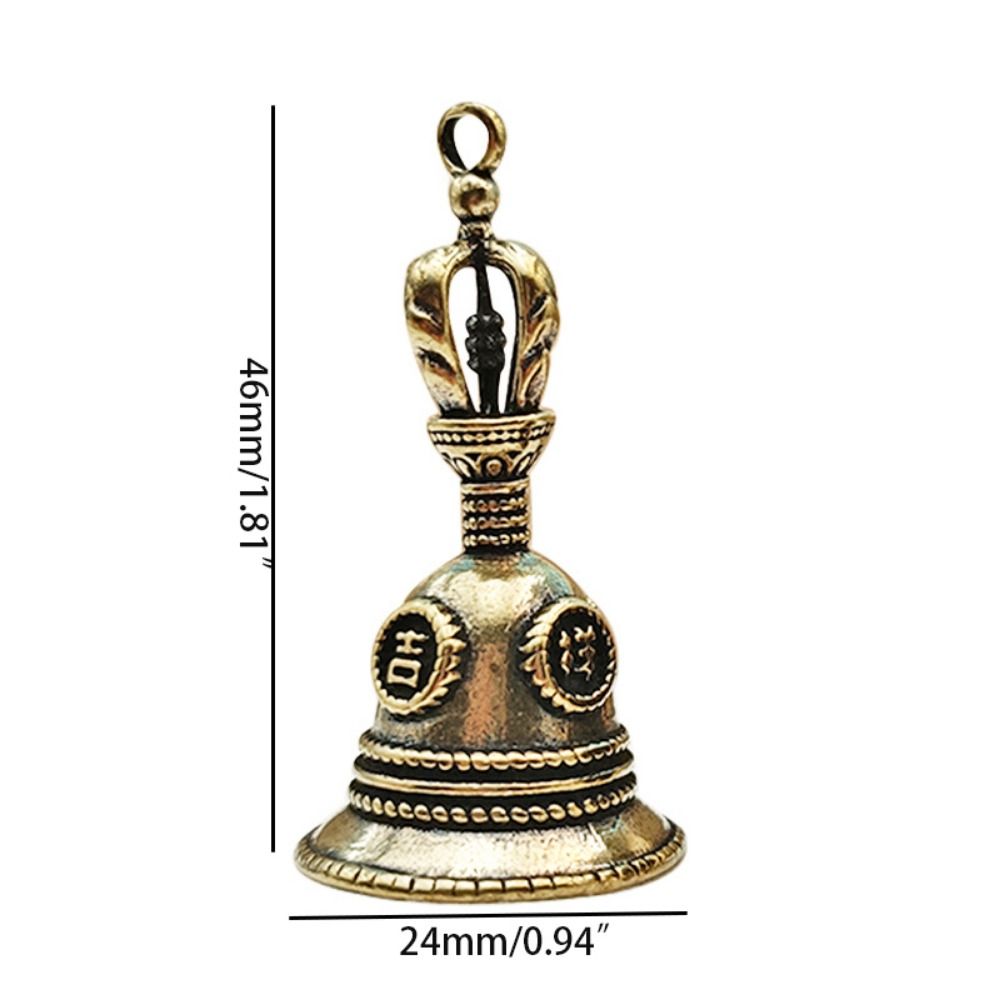 Retro Mini Auspicious Bell Pendant Craft Antique Bell Wind Chime ...