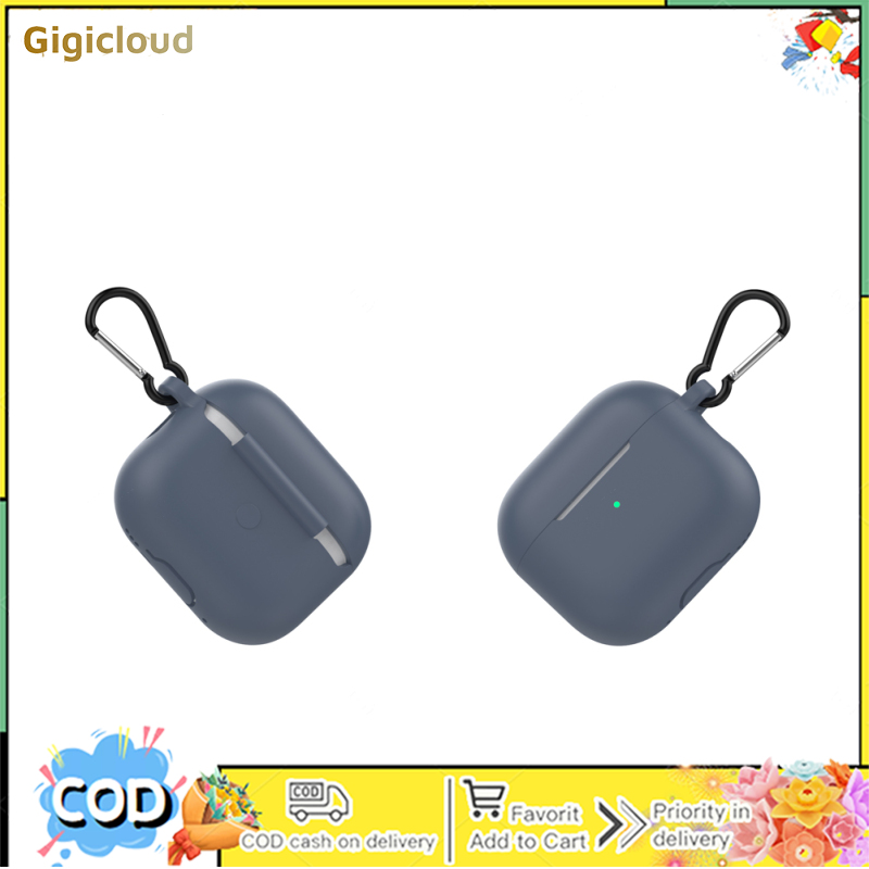 Silicone Cover Case Compatible For Airpods Pro 2 Bluetooth-compatible Headset (with Lanyard Carabiner)