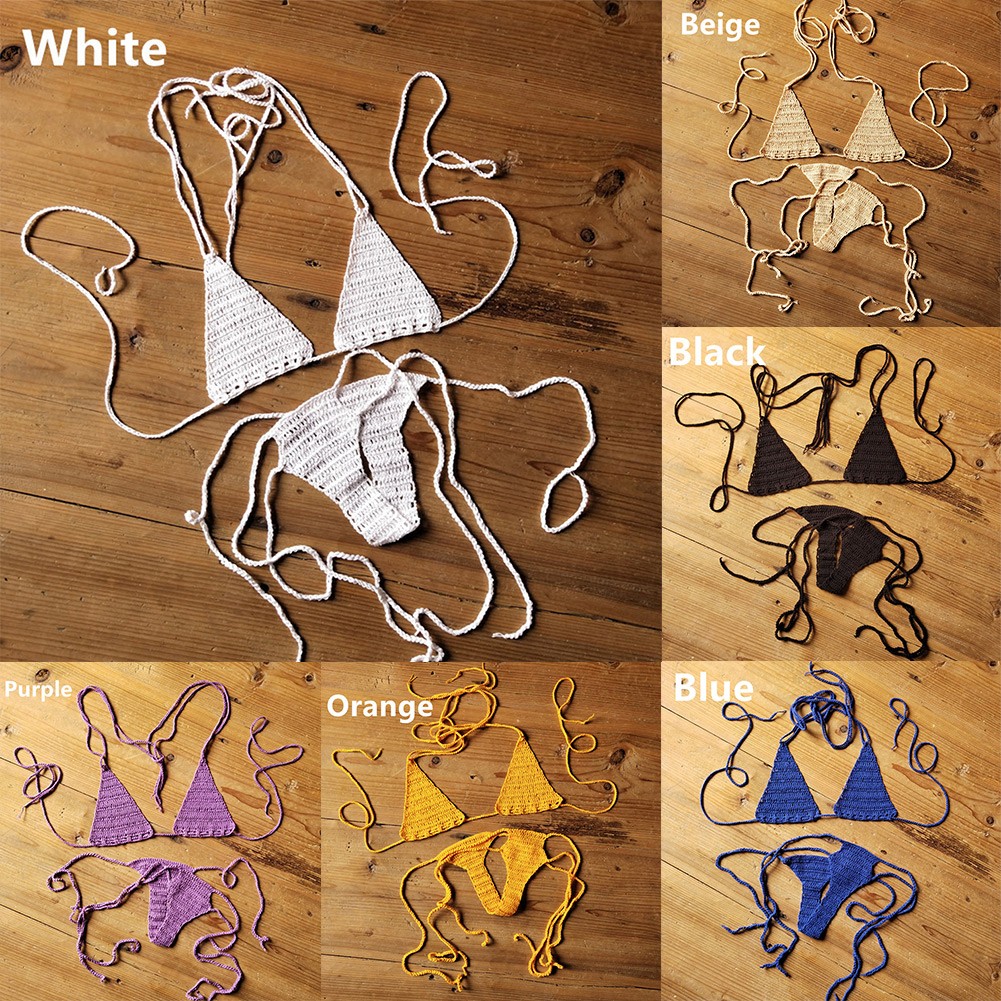 【YOUWORTH】 Swimwear Bikini Set Beach Solid Color Women\'s Beach Swimwear Bikini Set