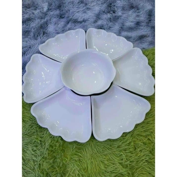 B ộ bát đĩa hoa mặt trời nhựa bộ bát đĩa cúng cao cấp
