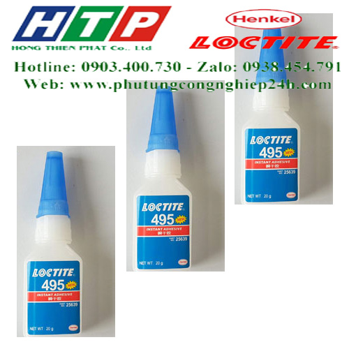 Hướng dẫn sử dụng keo loctite 495 - 20gr