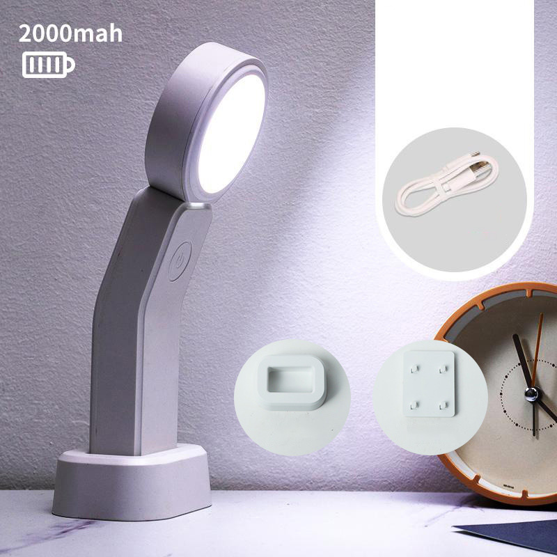 Portable small table lamp, student dormitory, special eye protection lamp for Xi, mini charging bed, bedroom bedside