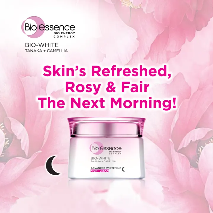 Bio Essence Bio White Advanced Whitening Night Cream 50g Lazada Singapore