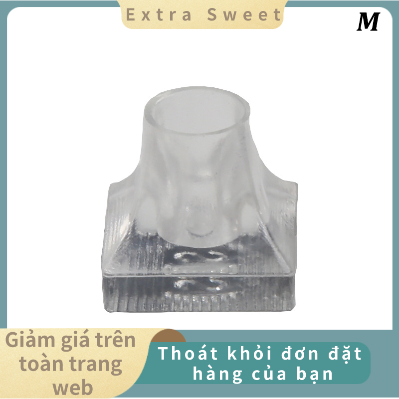 💖Extra Sweet 1 đôi bọc giày cao gót cho Nữ Bọc bảo vệ gót giảm xóc mềm hình Vuông Nút chặn gót bảo vệ gót chống trượt