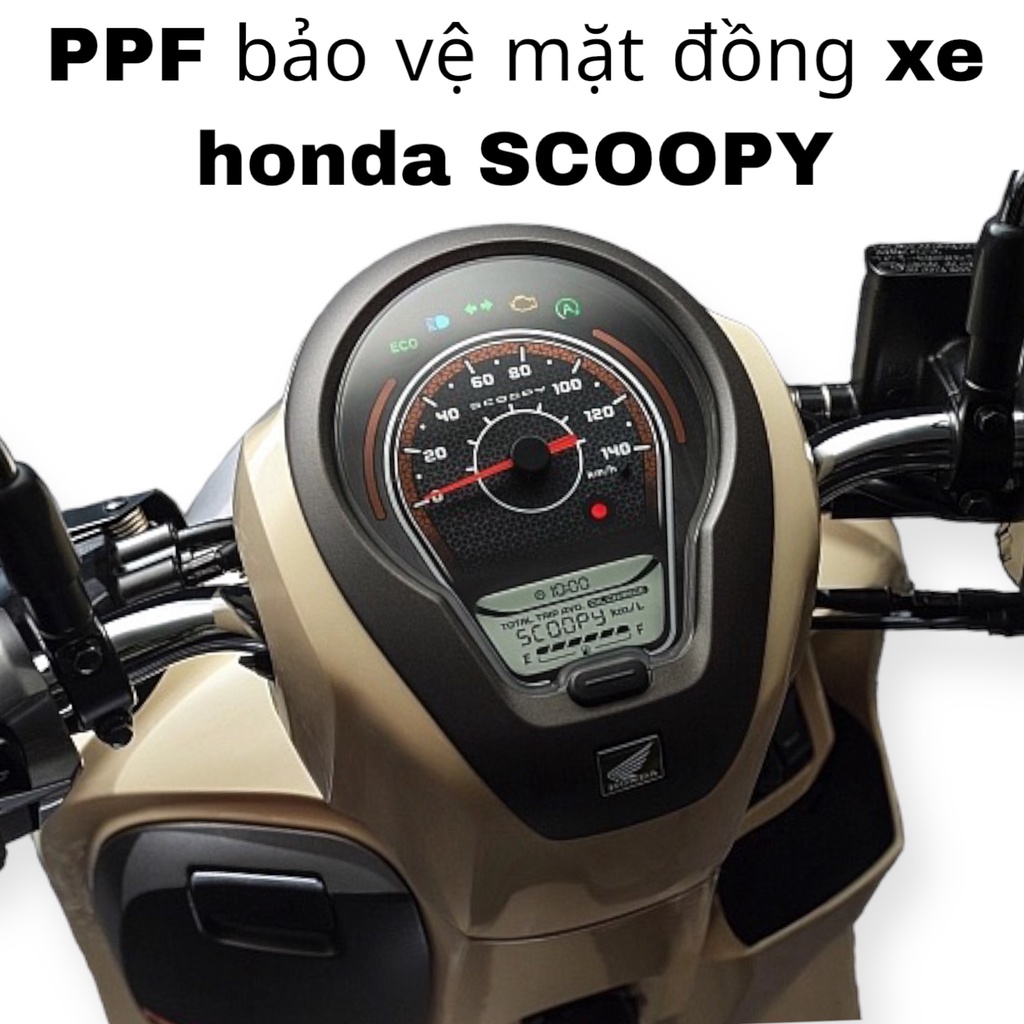 PPF Scoopy miếng dán bảo vệ mặt đồng hồ xe Honda Scoopy.