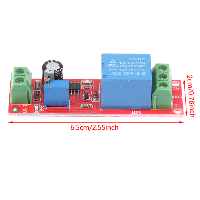 NE555 DC 12V Delay Relay Shield Timer Switch Adjustable Module | Daraz.lk