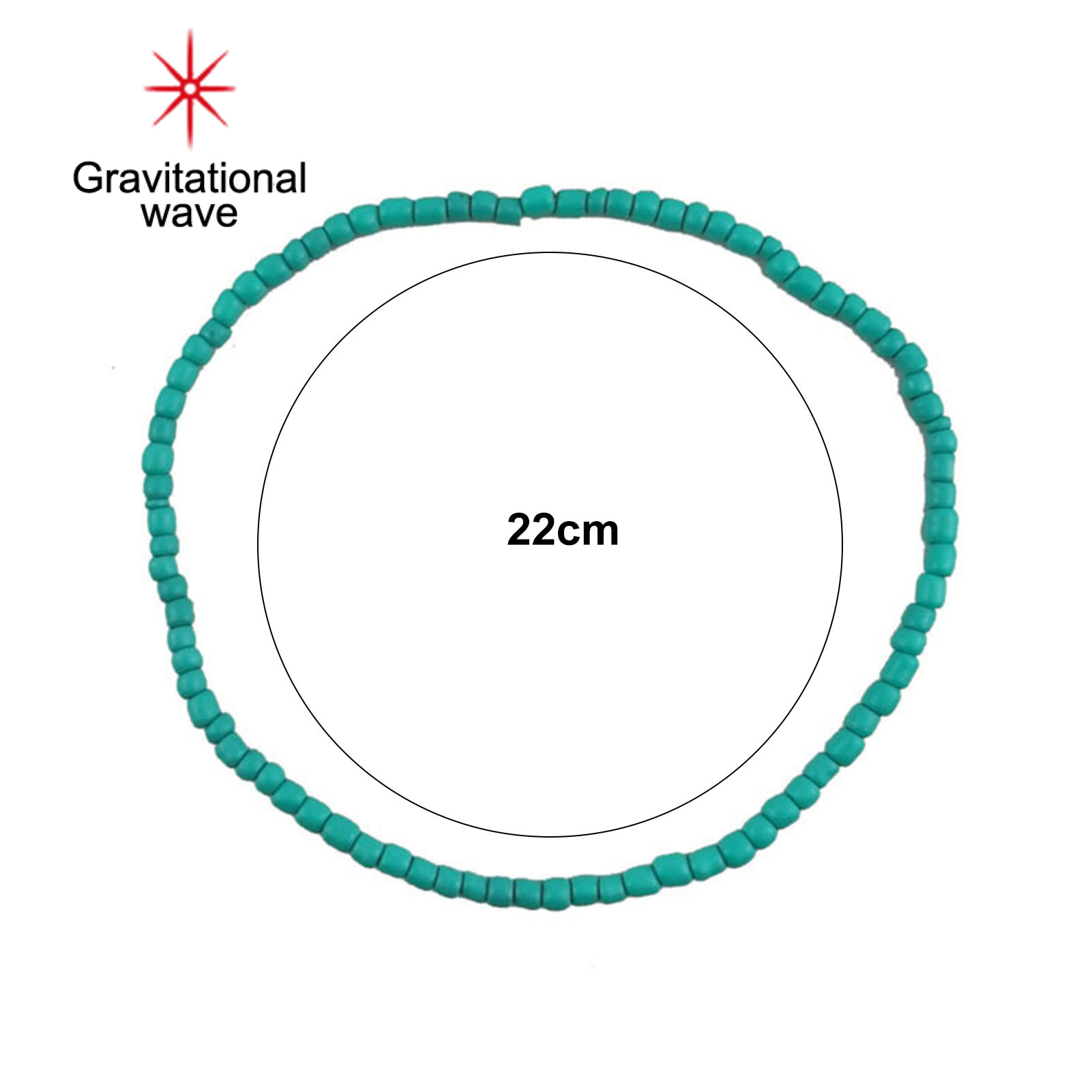 Gravitational Wave 7 cái/bộ vòng chân chàng hạt nhiều màu Phong Cách Bohemia sáng tạo thủ công đàn hồi bãi biển mùa hè Vòng Chân Chuỗi chân đồ trang sức quà tặng