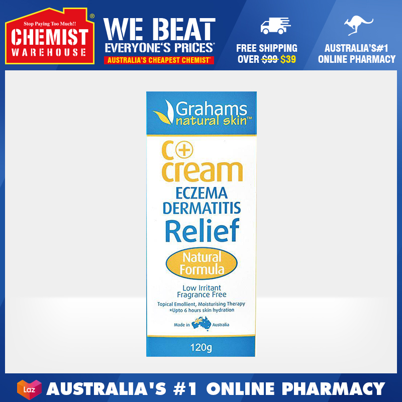 Grahams C+ Plus Eczema & Dermatitis Cream 120g Assists In The Management Of Eczema [Chemist