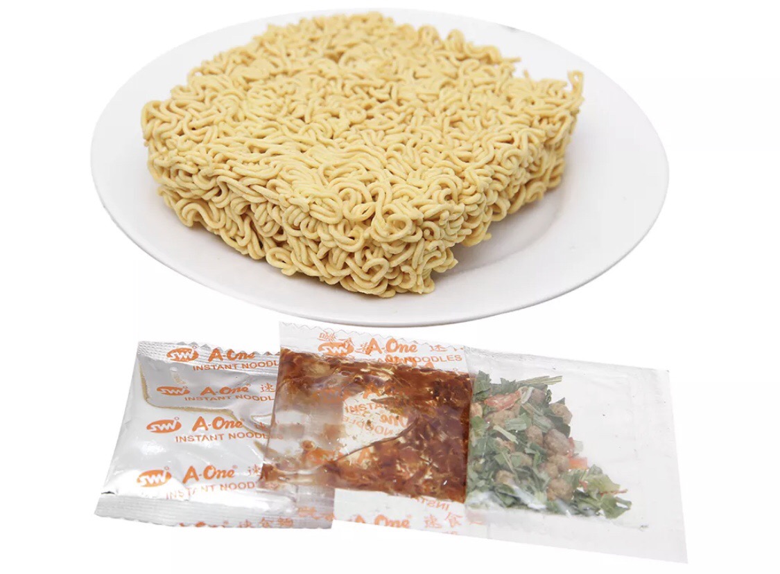 [HSD T8-2023] Thùng 30 gói mì A-One thịt xào 85g