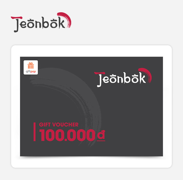 [Hà Nội] - Jeonbok - Phiếu quà tặng 100K
