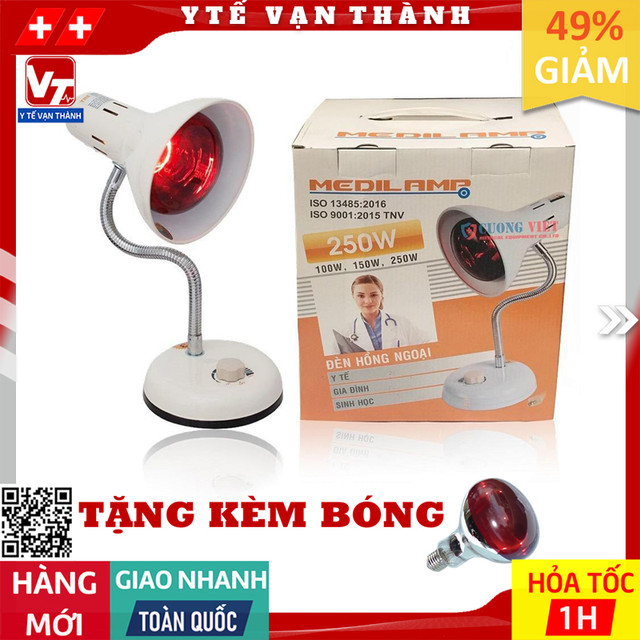 ✅ Chân Đèn Hồng Ngoại Có Chiết Áp TNE MediLamp (Hộp Vàng) | Sưởi Ấm, Giảm Đau Cho Người Cao Tuổi -VT0100