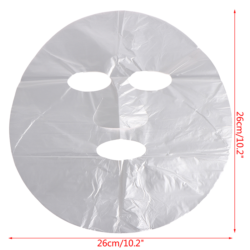 200 Pcs Full Face Cleaner Mask Plastic Film Paper Disposable Face Beauty Tool. 