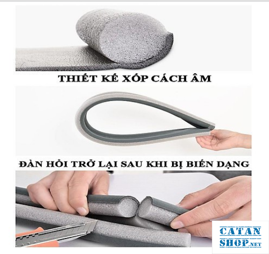 Thanh nẹp xốp chặn khe cửa 93cm đa năng chặn đáy khe cửa, chặn con trùng tiết kiệm điện năng -gd347-xopchancua