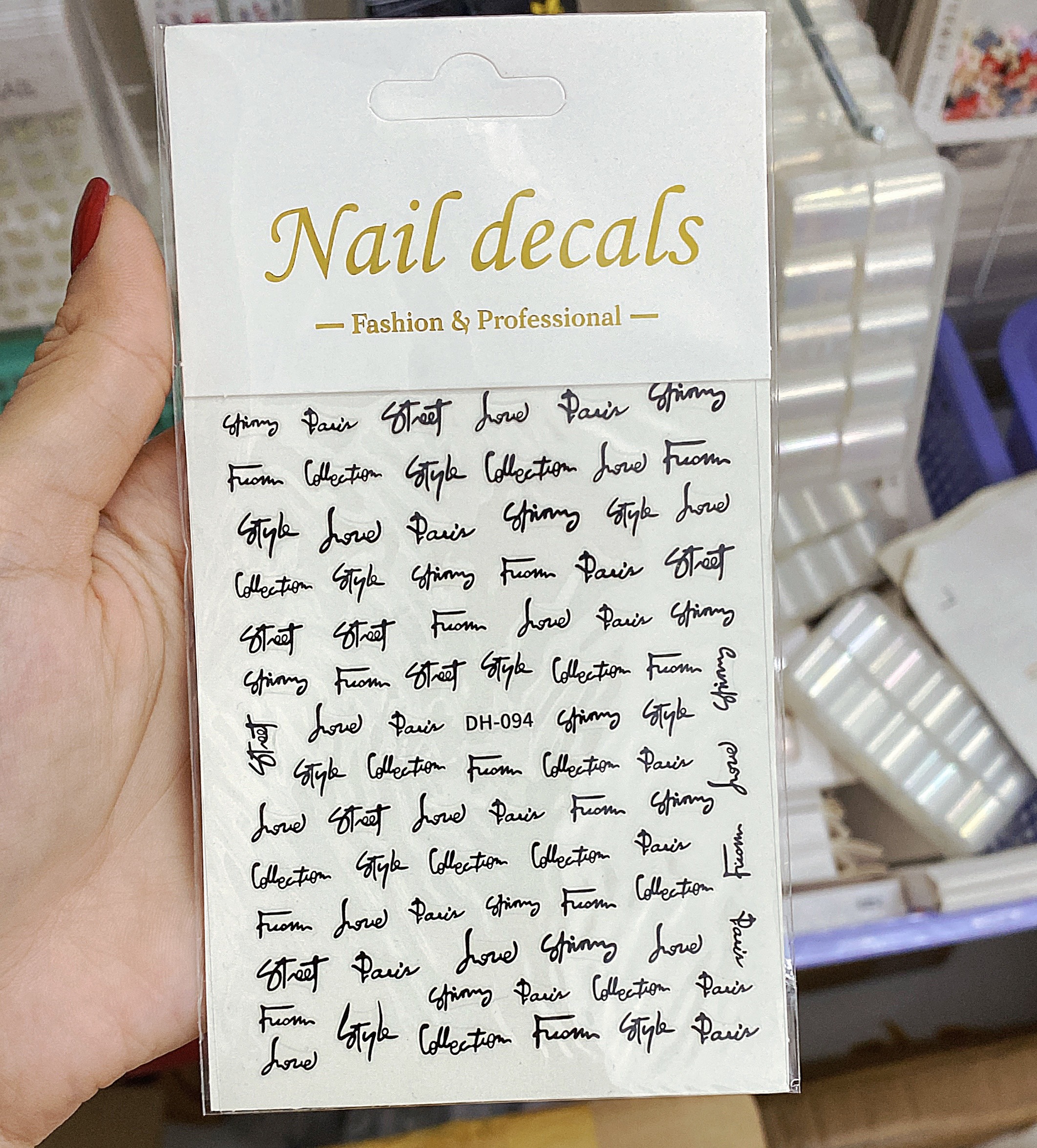 Sticker dán móng nhiều mẫu mới - Mini Nails
