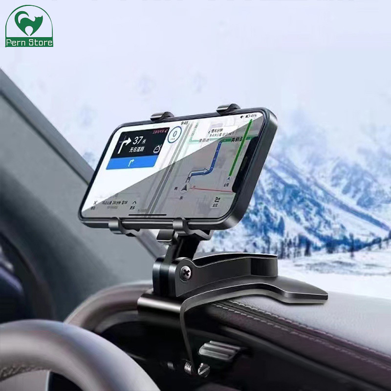 Car mobile phone holder, car multi-function rotation, dashboard, rearview mirror, navigation bracket for car interior simple