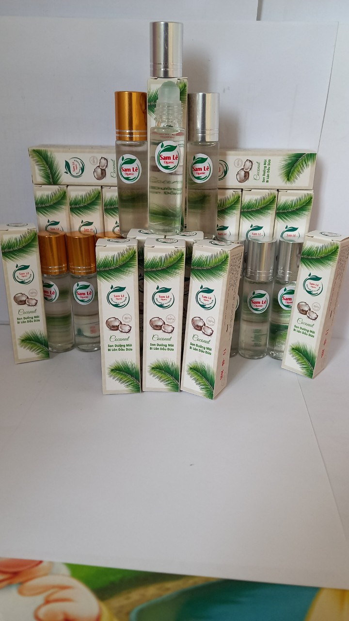 SON MÔI DẦU DỪA DẠNG BI LĂN 10ML