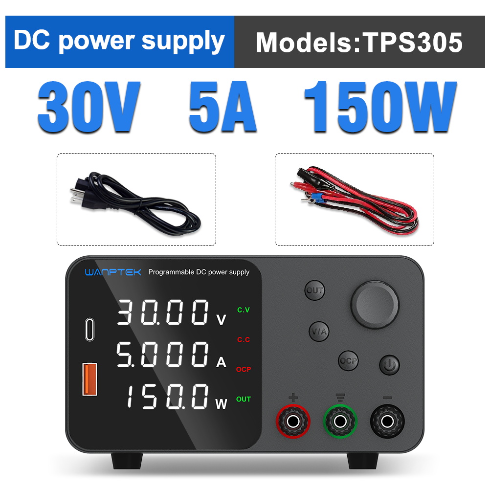 Lab Bench Power Supply 360W DC Current Voltage Regulator Digital ...