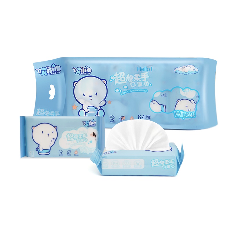 khăn ướt mini bỏ túi - Khăn giấy ướt đa năng