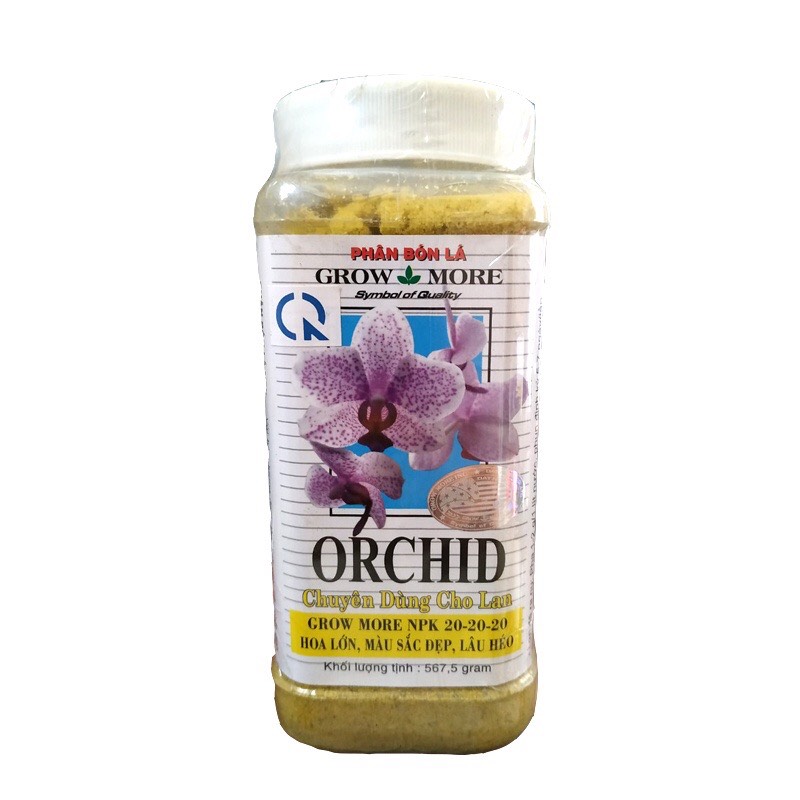 NPK 20-20-20+TE Orchid Growmore cho lan 567gram