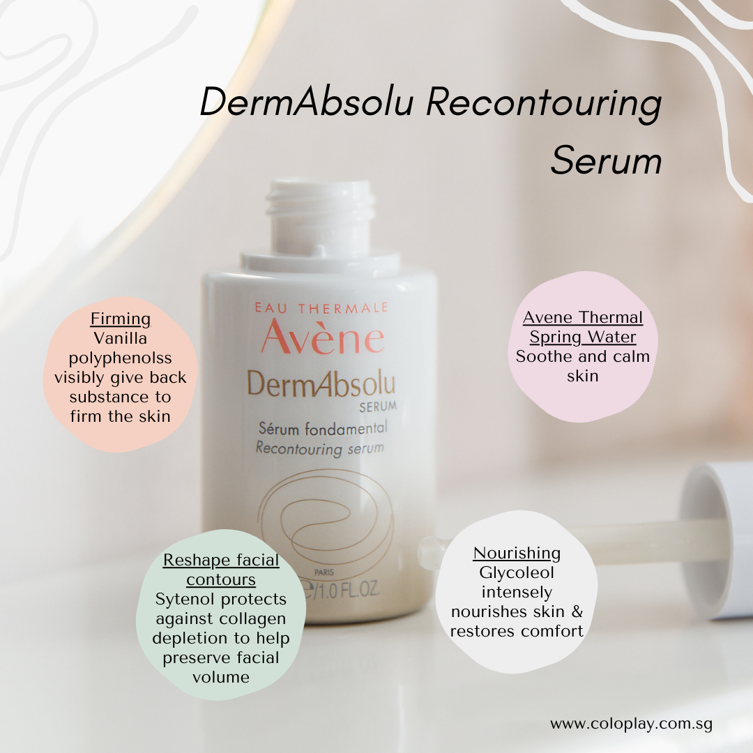 DermAbsolu Recontouring Serum, redensifies and tones