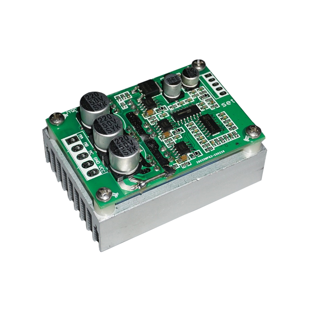 Dc 12-36v 500w dc motor speed controller no hall brushless drive 15a forward and reverse high power pwm brushless controller