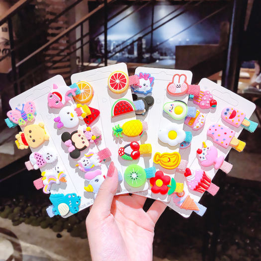 Set 10 kẹp tóc cho bé