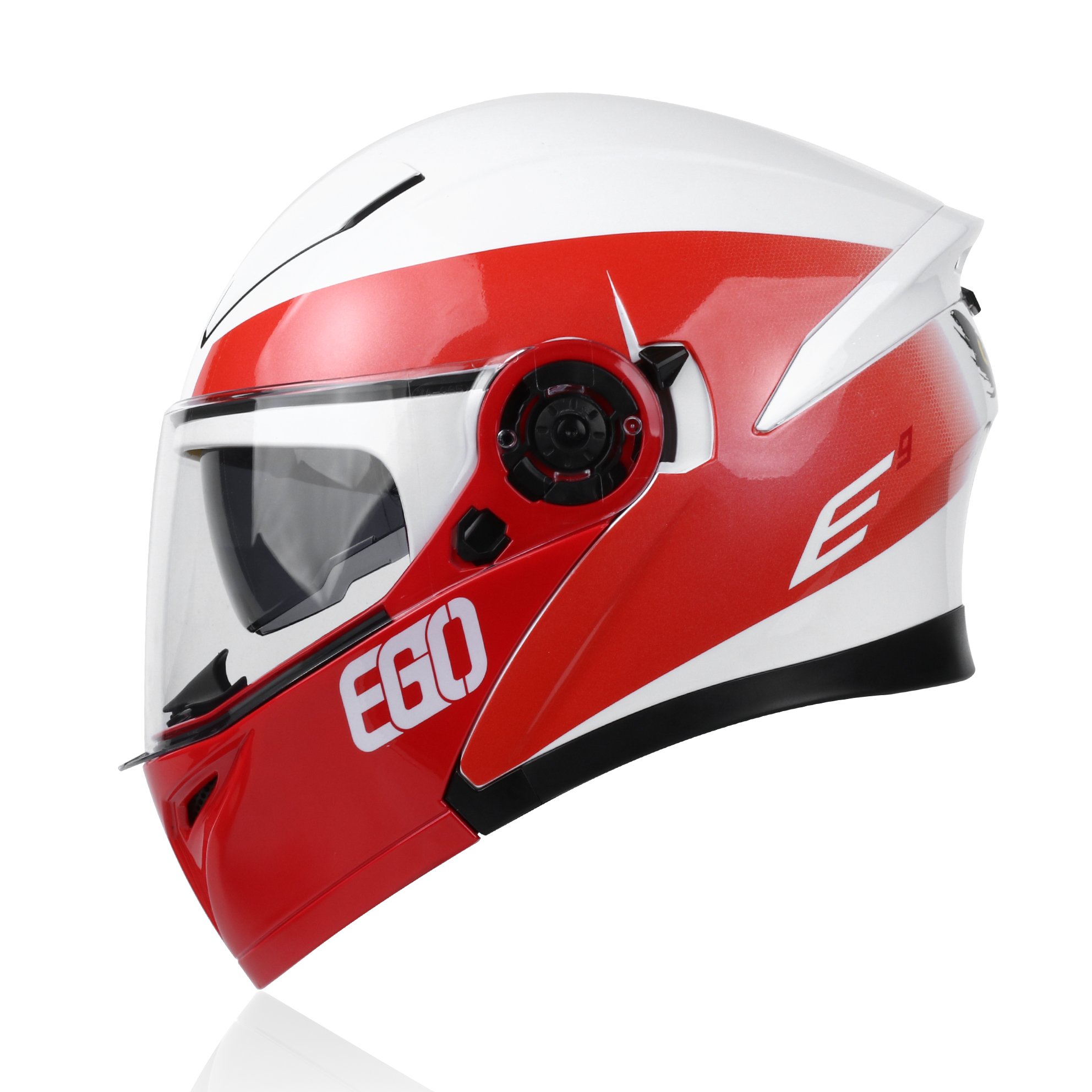 Helmet full face ego E9 2 glasses-biker 176-Vung Tau helmet & oil cap