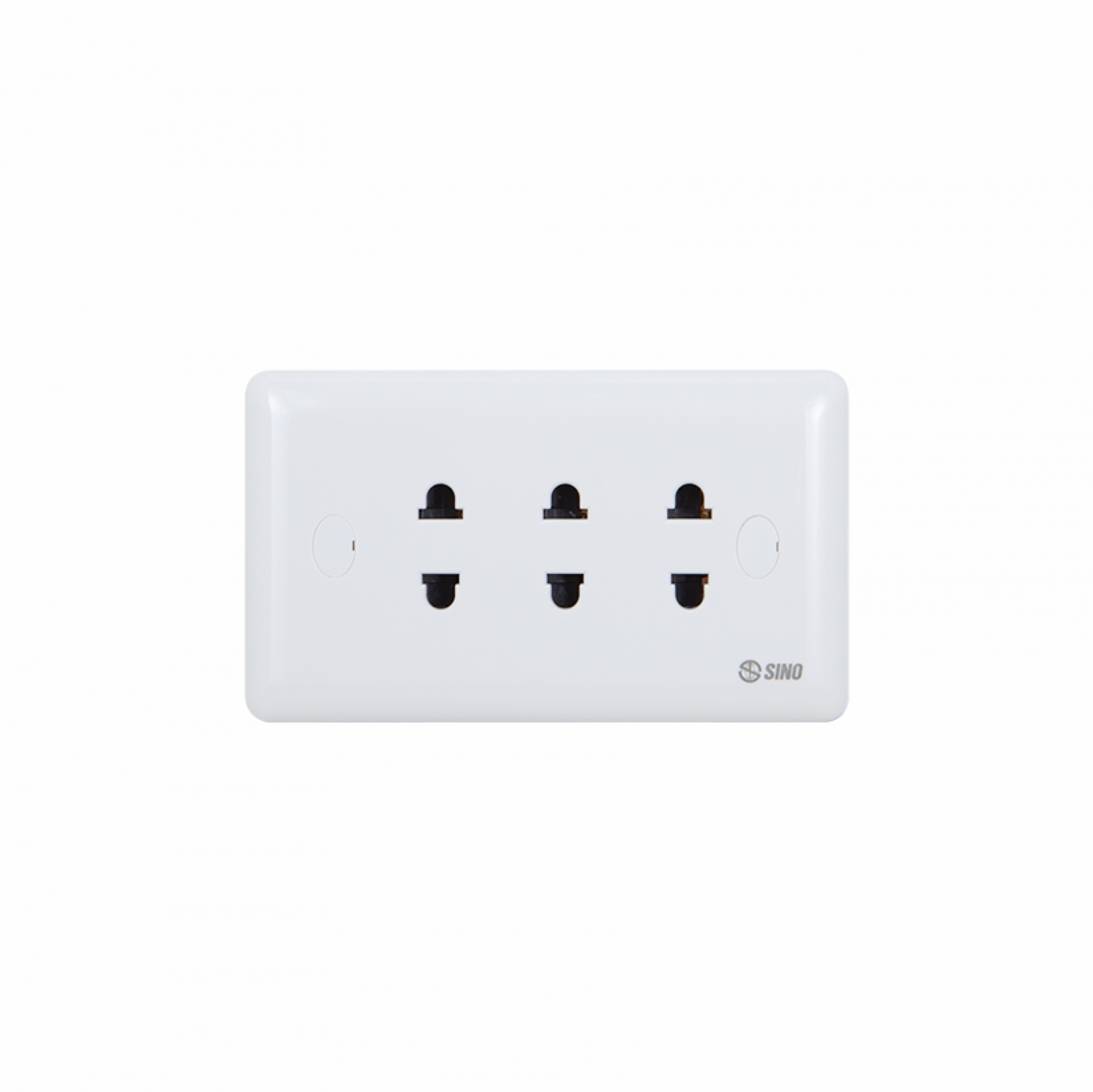 MẶT ĐIỆN 3 Ổ CẮM 2 CHẤU 16A- SINO S19